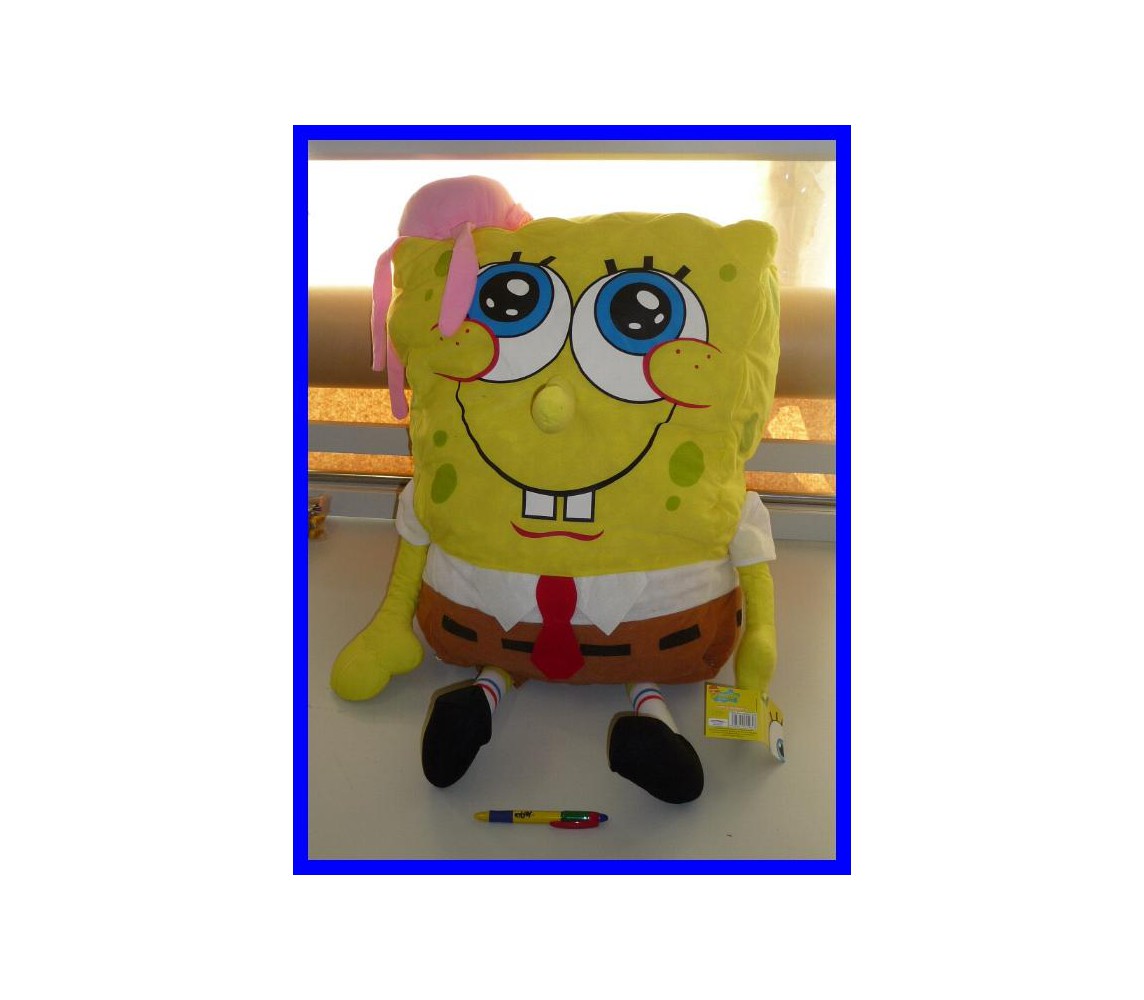 copy of SPONGEBOB Peluche BOB LA SPUGNA Versione PUNK Grande 40cm ORIGINALE e SUPER PREZZO !!