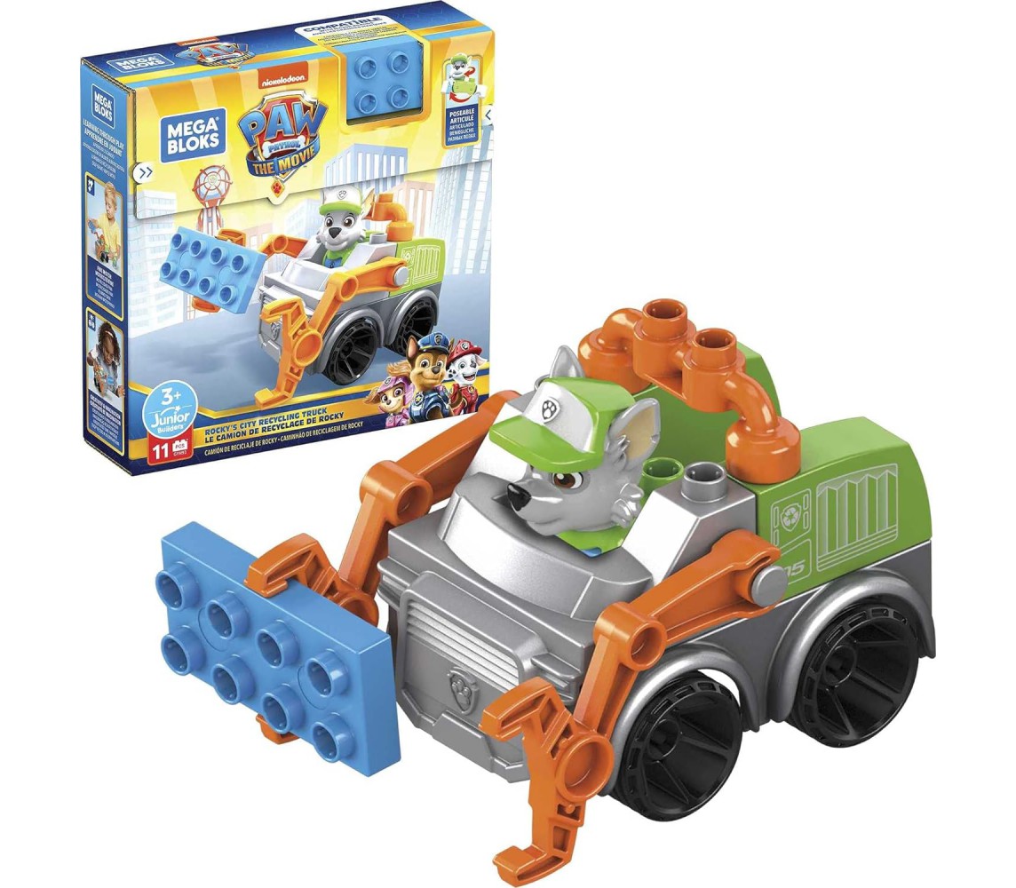 copy of Paw Patrol CHASE PATROL CAR Auto Pattuglia Playset Costruzioni Mattoncini Originale MEGA BLOKS HDJ33