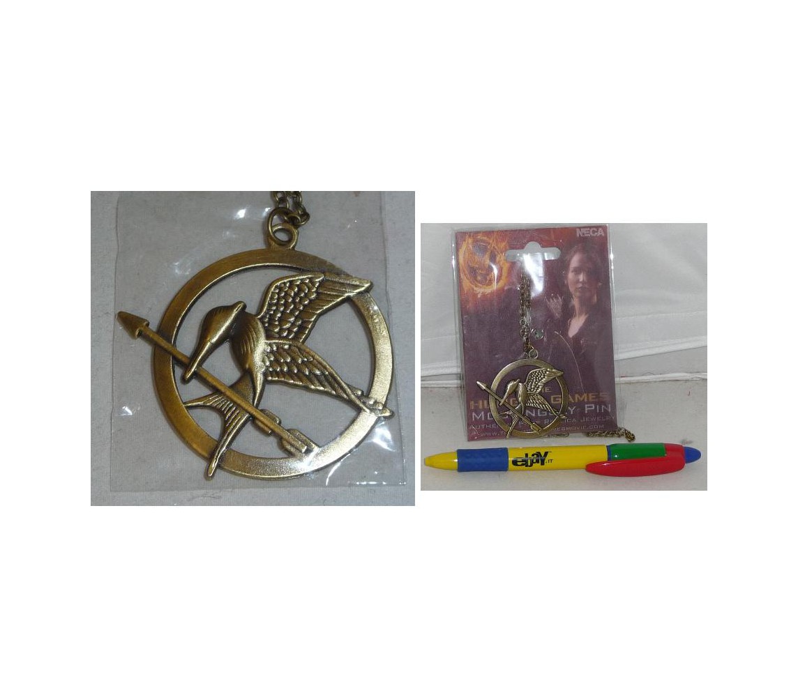 The Hunger Games GHIANDAIA IMITATRICE Ciondolo Collana KATNISS Metallo Con Blister