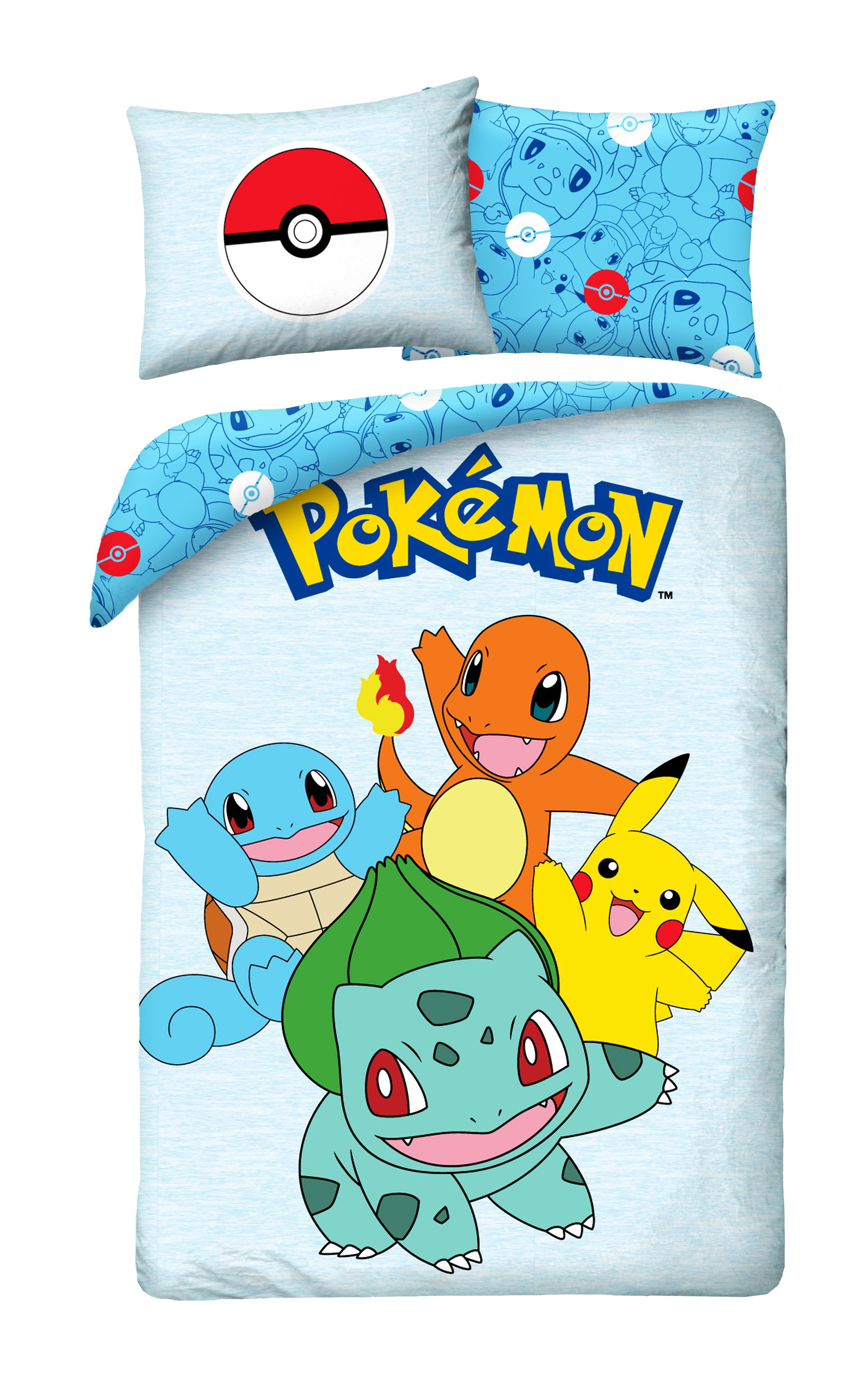 Игровой набор Pokemon Bettbezug Wende 140x200 Киссенбезуг БАУМВОЛЛЕ Оригинал 553