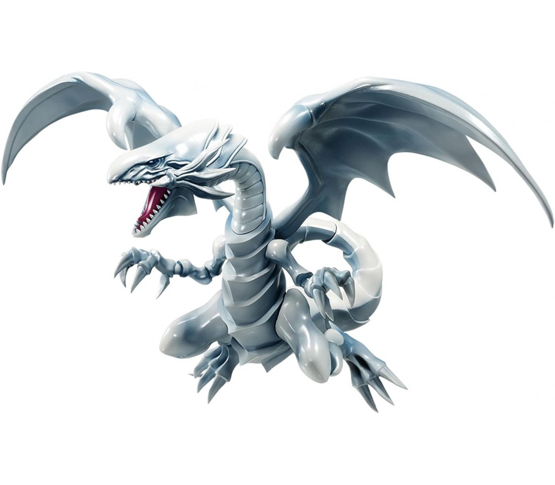 YU-GI-OH WHITE DRAGON Blue Eyes Figure Statue 11cm Original BANPRESTO