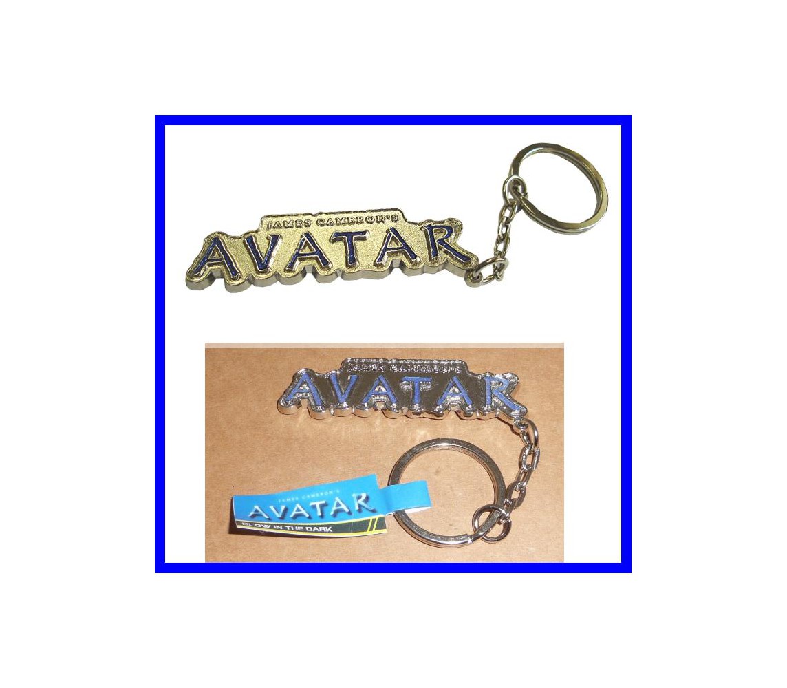 Keyring AVATAR JAMES CAMERON Glow In The Dark METAL Original Official