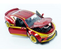 2016 CHEVY CAMARO With Figure Iron Man 1:64 DIE CAST Marvel Avengers JADA Toys
