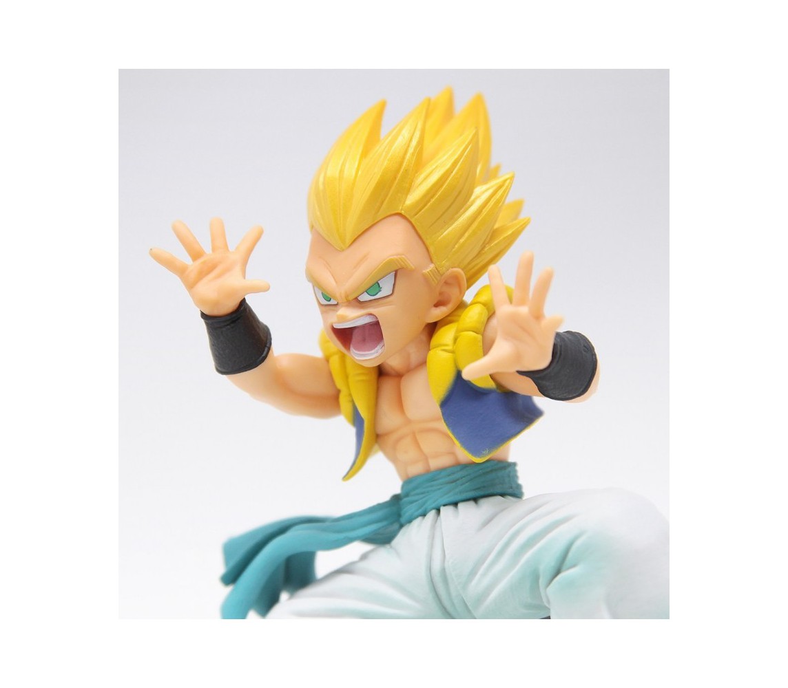 copy of DRAGONBALL Figura Statua 10cm GOTENKS Super Saiyan 3 SS3 Banpresto SUPER WARRIORS BATTLE Chosenshiretsuden