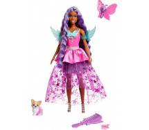 BARBIE TOUCH OF MAGIC Doll BROOKLYN ROBERTS 30cm with 2 Fantasy Pets & Dress Original Mattel JCW49