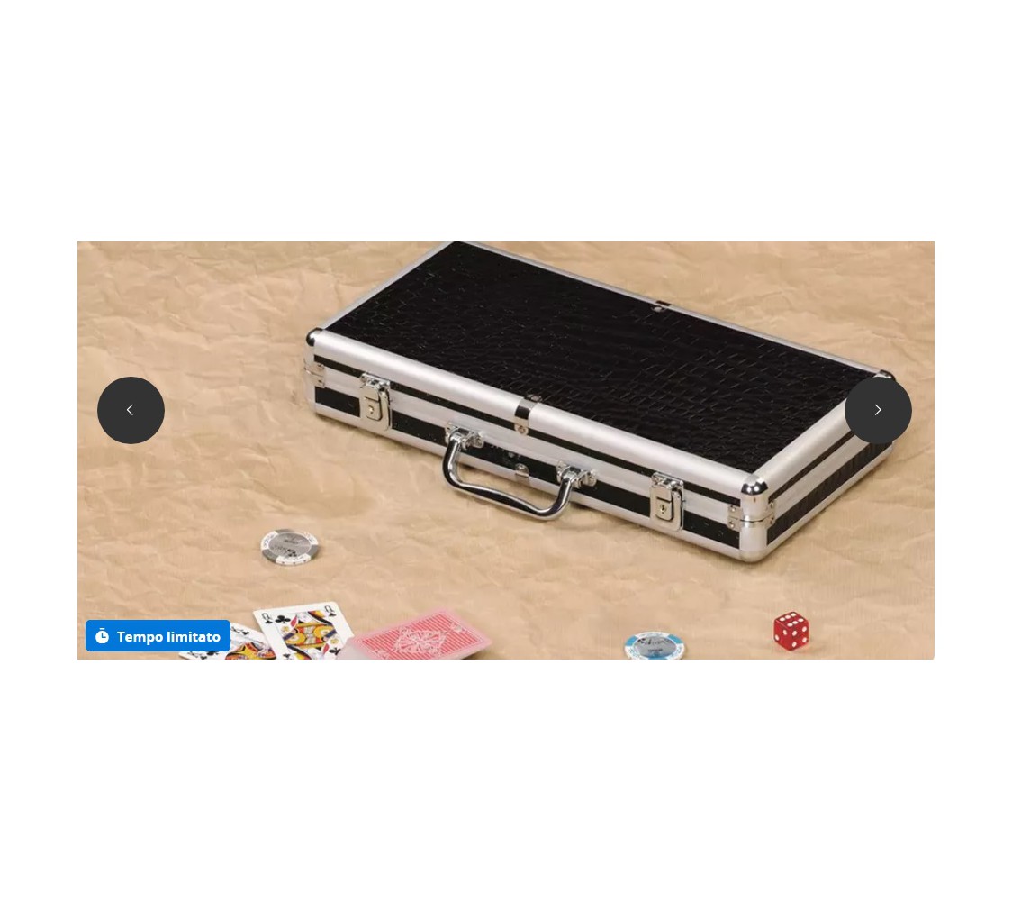 POKER Valigetta Portafiches Alluminio NERA con 300 Fiches + 2 Mazzi + 5 Dadi DAL NEGRO 02589