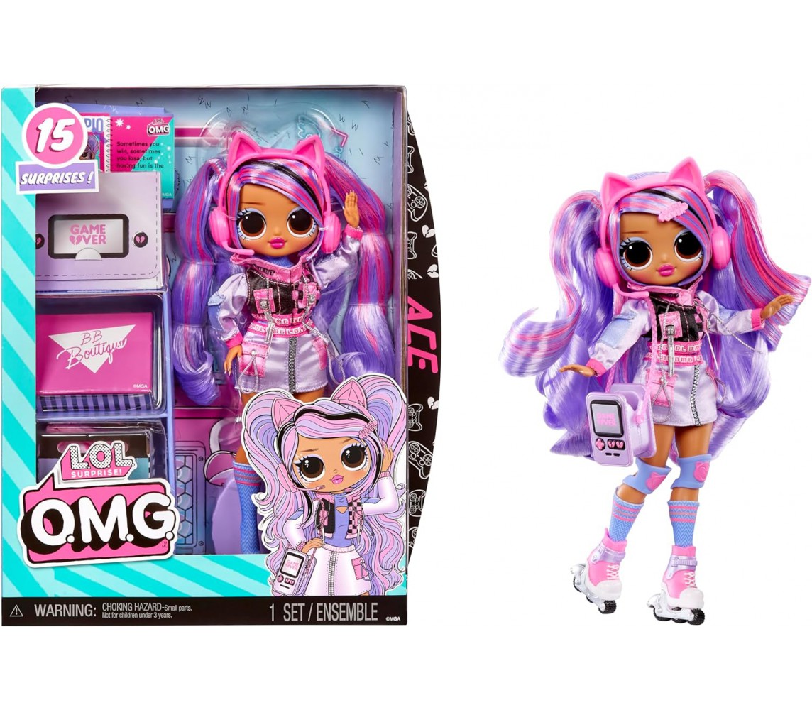 copy of Bambola Playset ALT GRRRL Serie 2 O.M.G. Fashion Doll ORIGINALE L.O.L. Surprise MGA LOL OMG