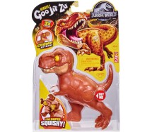 JURASSIC WORLD T-REX FIGURE 15cm SUPER SQUISHY Chomp Attack Soft Heroes Goo Jit Zu