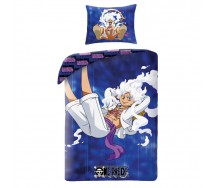 copy of ONE PIECE Set Letto MONKEY  D. LUFFY con PERSONAGGI COPRIPIUMINO 140x200cm COTONE Originale