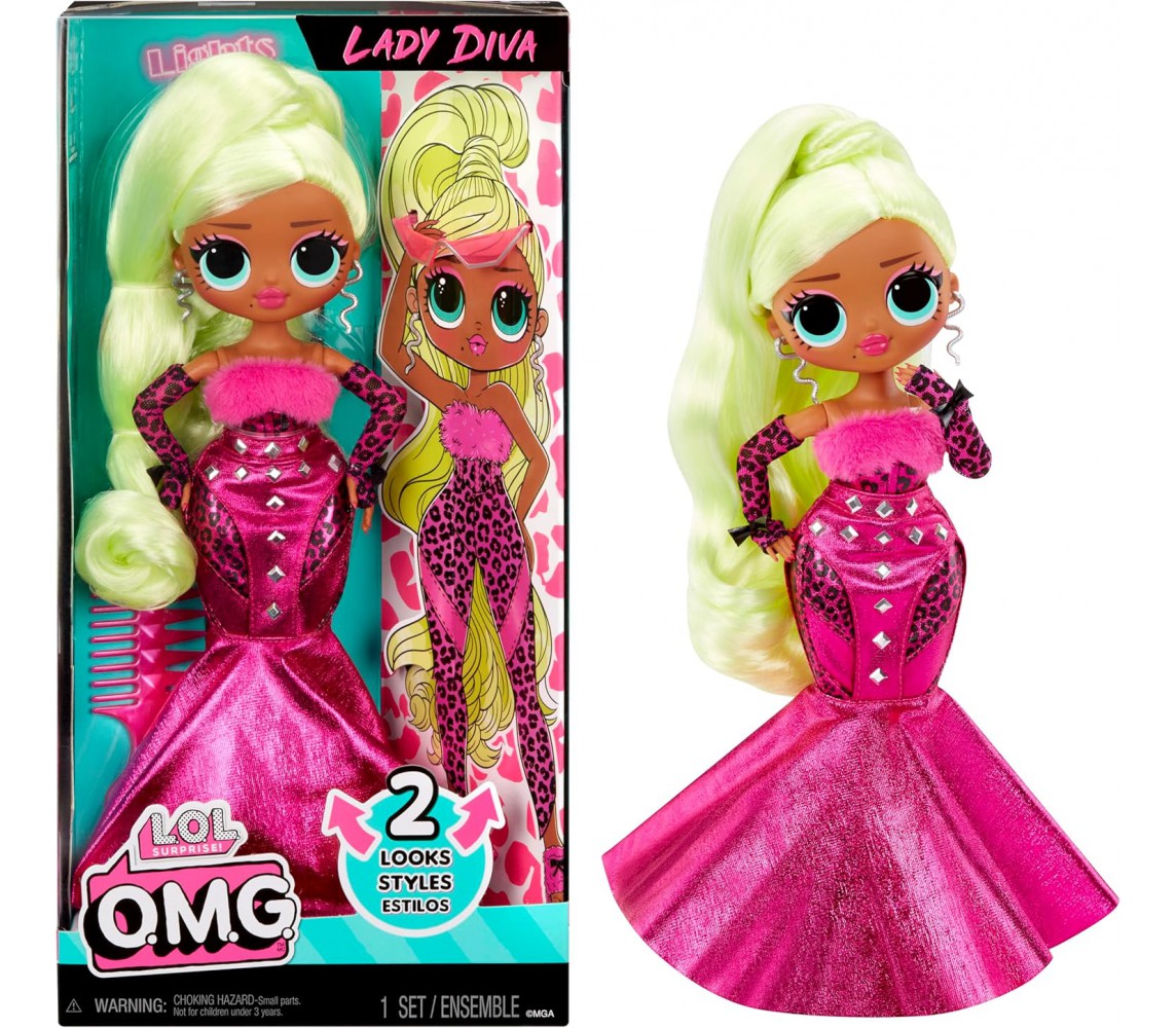 Fashion Doll LADY DIVA  25cm 2 LOOKS Serie Original MGA Omg O.M.G.