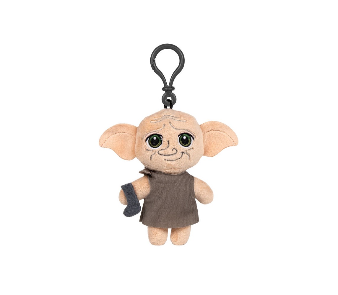 HARRY POTTER Soft Toy Clipbag keychain DOBBY ELF 12cm Original Warner Bros Wizarding World