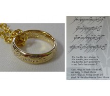 copy of Il Signore Degli Anelli UNICO ANELLO con COLLANA Replica Ufficiale The One Ring OFFICIAL Original HOBBIT LOTR