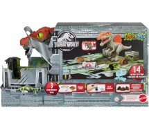 Jurassic World Spinosaurus SET big Playset Cage Crasher Mattel HTP71