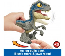 Jurassic World VELOCIRAPTOR Blue Playset Mega Roar Mattel HVB44