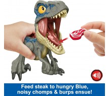 Jurassic World VELOCIRAPTOR Blue Playset Mega Roar Mattel HVB44