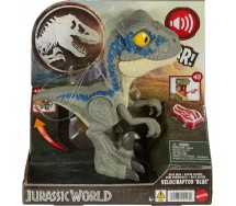 Jurassic World VELOCIRAPTOR Blue Playset Mega Roar Mattel HVB44