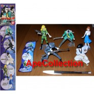 Complete SET 5 Figures LUPIN CAGLIOSTRO PART 1 Gashapon BANDAI JAPAN Jigen Goemon Fujiko