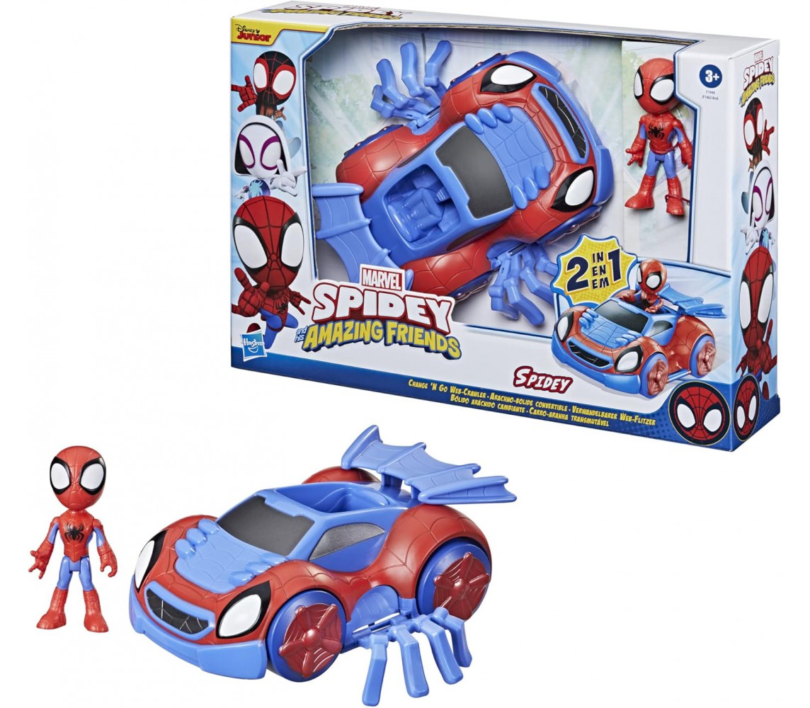 copy of SPIDEY Spiderman UOMO RAGNO Moto Tecno Quad di MILES MORALES  ORIGINALE Hasbro F4531