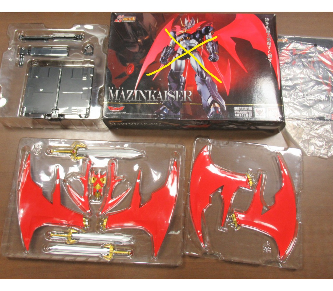 copy of Modellino Robot MAZINKAISER GX-75 Metallo SOUL OF CHOGOKIN Bandai Japan SOC