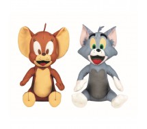 Pair 2 Plush TOM and JERRY 20cm from Animated Cartoon Cat Mouse Original Play by Play DISNEY