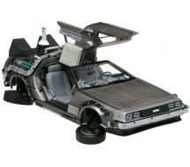Model Car DELOREAN DMC Back To The Future Time Machine 24cm Scala 1/24 ORIGINAL Official Sun Star