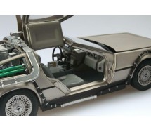 Model Car DELOREAN DMC Back To The Future Time Machine 24cm Scala 1/24 ORIGINAL Official Sun Star
