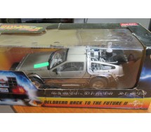 BROKEN PACKAGE Model Car DELOREAN DMC Back To The Future Time Machine 24cm 1/24 ORIGINAL Official Sun Star 2710