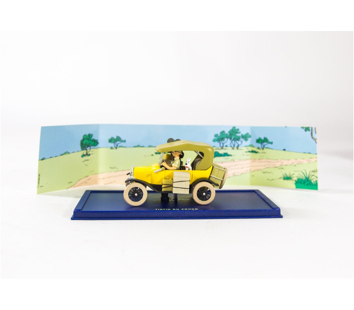 copy of TIN TIN Modellino Auto LE CRABE AUX PINCES D'OR 1944 DieCast Scala 1/43 con FIGURE Originale ATLAS TINTIN