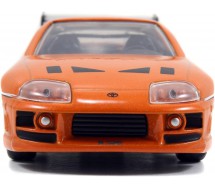 copy of Modello Auto DieCast TOYOTA GR SUPRA Arancione da Fast And Furious Part 9 Scala 1/32 ORIGINALE Jada Toys