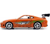 copy of Modello Auto DieCast TOYOTA GR SUPRA Arancione da Fast And Furious Part 9 Scala 1/32 ORIGINALE Jada Toys