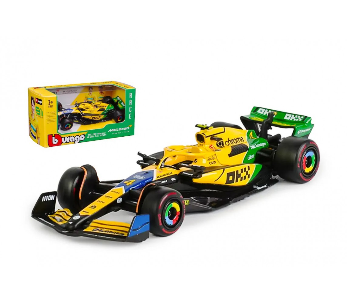 copy of Modello DieCast McLAREN MCL36 1/43 LANDO NORRIS 4 Bburago 38063