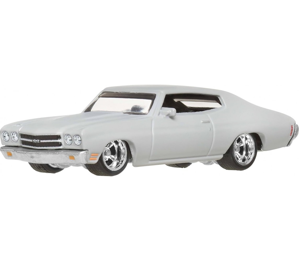 FAST and FURIOUS Die Cast Car Model 1970 CHEVELLE SS Scale 1:64 6cm HotWheels JBL94