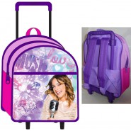 VIOLETTA Stupendo ZAINO Mini TROLLEY 34x23cm Originale DISNEY Violeta NUOVO New