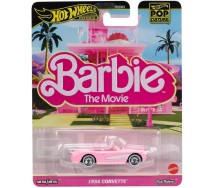 BARBIE The Movie Die Cast Model 1956 CORVETTE Scale 1:64 6cm HotWheels Pop Culture JBL79