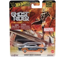 GHOST RIDER CHARGER Car Model DieCast MARVEL Scale 1/64 8cm Hot Wheels Pop Culture JBL81