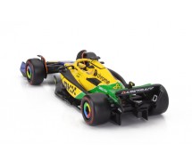 McLAREN MCL38 MONACO GP 2024 DieCast Model Formula 1 Car Scale 1/43 14cm Driver OSCAR PIASTRI 81 Die Cast Bburago 38214