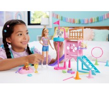 copy of BARBIE Playset TEAM STACIE CAMPING Tenda Canoa etc. ORIGINALE Mattel GJB58