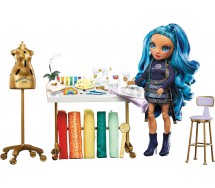 BROKEN PACKAGE Rainbow High DREAM and DESIGN big Playset Doll Skyler Bradshaw 20cm Long Hair LIMITED