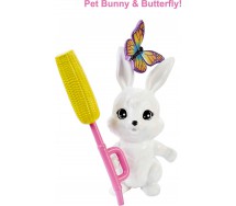 BARBIE SKIPPER Playset CAMPING and Pet Bunny ORIGINAL Mattel HDF71
