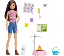copy of BARBIE Playset TEAM STACIE CAMPING Tenda Canoa etc. ORIGINALE Mattel GJB58