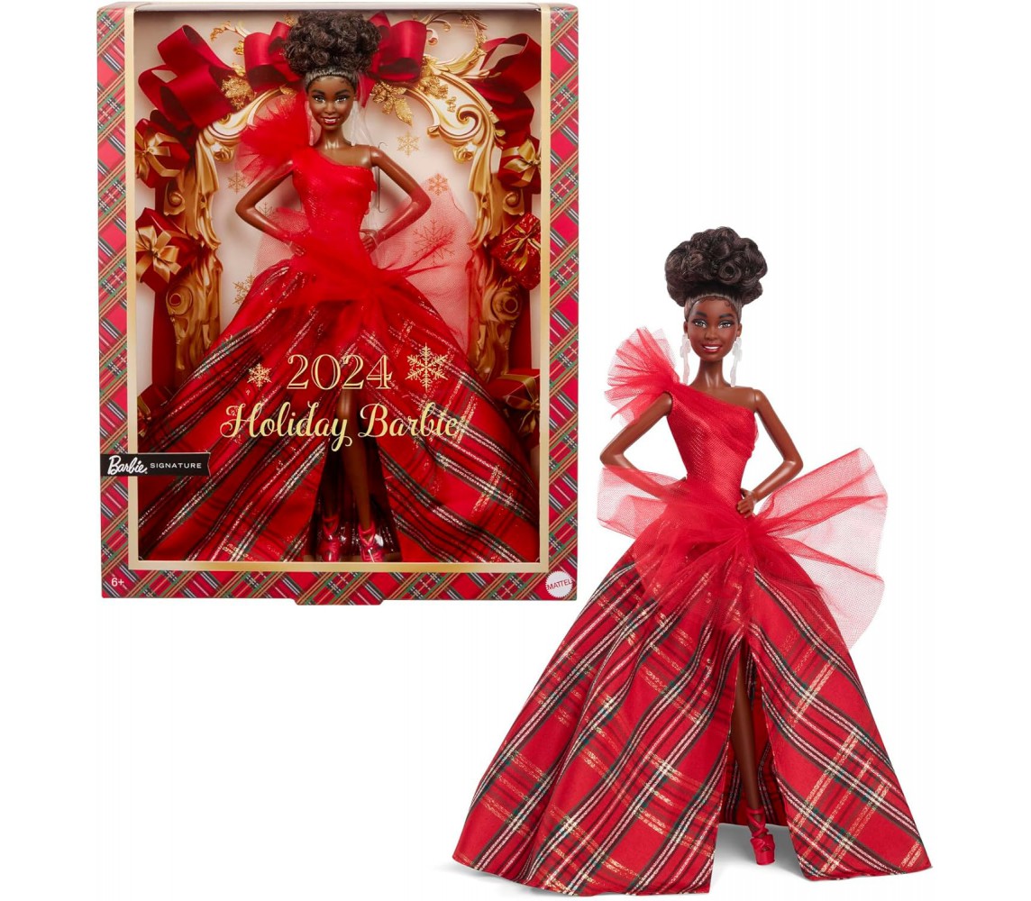 BARBIE Holiday NATALE 2024 Bambola SIGNATURE Limitata Originale Mattel HRM62