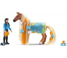 HORSE CLUB SOFIA'S BEAUTY Playset Mobile Kim and Horse SCHLEICH 42585
