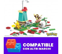copy of Playset POKEMON Figure 10cm ESPEON e UMBREON 125 Pezzi ORIGINALE Mega Construx Bloks HGC21