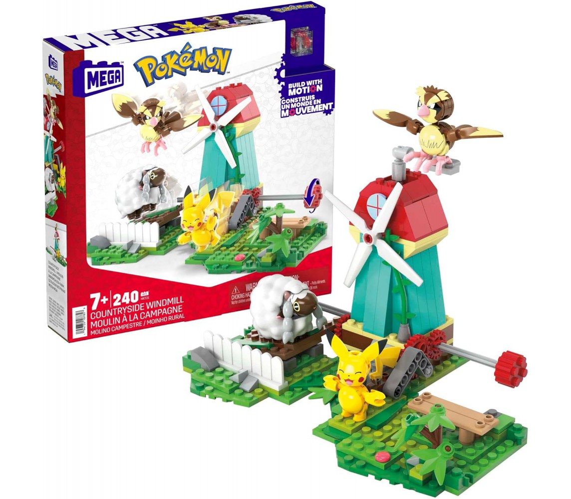 copy of Playset POKEMON Figure 10cm ESPEON e UMBREON 125 Pezzi ORIGINALE Mega Construx Bloks HGC21