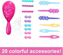 BARBIE TESTA PETTINABILE BIONDA Super Chioma Originale Mattel HMD88