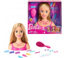 BARBIE TESTA PETTINABILE BIONDA Super Chioma Originale Mattel HMD88