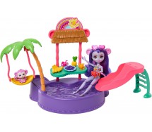 ENCHANTIMALS MONKEY SPLASH POOL piscina per scimmiette Playset MATTEL HTW73