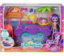 ENCHANTIMALS MONKEY SPLASH POOL piscina per scimmiette Playset MATTEL HTW73