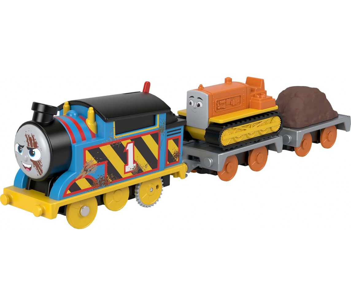 THOMAS and FRIENDS MOTORIZED Train Model Construction Crew from FISHER PRICE JDF19
