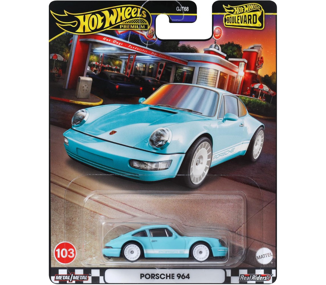 PORSCHE 964 Hot Wheels Boulevard 103 Car Model Cast Model Scale 1:64 7cm HRT73